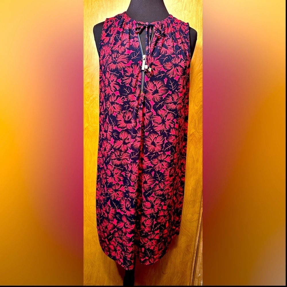 Michael Michael Kors sleeveless size large midi dress - Picture 2 of 10